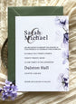 The Sarah Soft Purple Invitation
