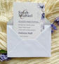 The Sarah Soft Purple Invitation